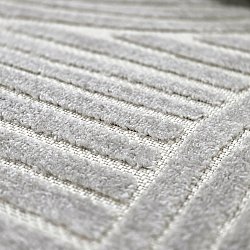 Rund Teppich - Indoor/Outdoor Devon (grau)