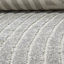 Rund Teppich - Indoor/Outdoor Devon (grau)