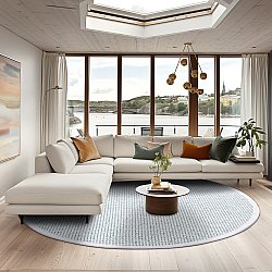 Rund Teppich - Tromsø (grün)
