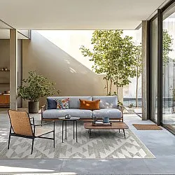 Shaggy Indoor/Outdoor - Patton (grau)