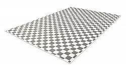 Teppich für innen und außen - Lucida (schwarz)