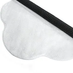 Runder Wellen-Teppich - Aranga Super Soft Fur (weiß)