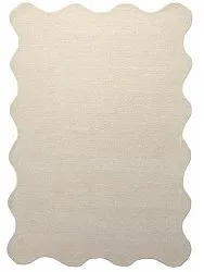 Gewellter Wollteppich - Diu Hand Tufted Wool Premium (creme)