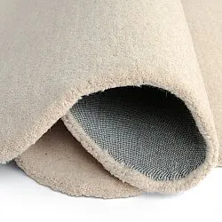 Gewellter Wollteppich - Diu Hand Tufted Wool Premium (creme)