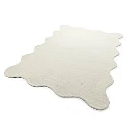 Gewellter Wollteppich - Diu Hand Tufted Wool Premium (weiß)