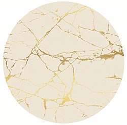 Rund Teppich - Vieste (beige/gold)