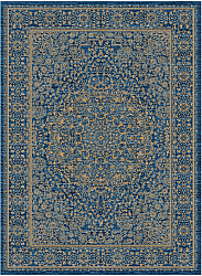 Wilton-Teppich - Vinadio (blau/gold)