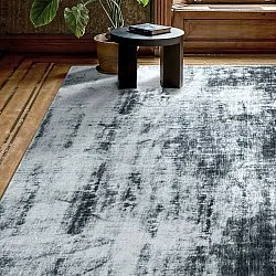 Viskose-teppich - Jodhpur Special Luxury Edition (blau/grau)