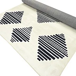 Wilton-Teppich - Carmen (creme/schwarz)
