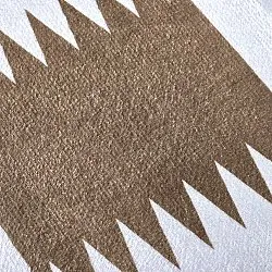 Wilton-Teppich - Gobi (braun/weiß)