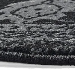 Rund Teppich - Peking Majestic (schwarz)