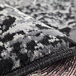Rund Teppich - Peking (schwarz)