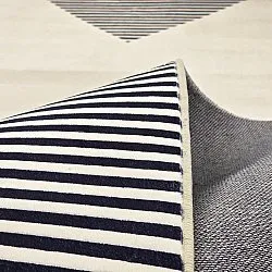Wilton-Teppich - Pucon (schwarz/creme)