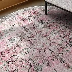 Rund Teppich - Rosalie (rosa)