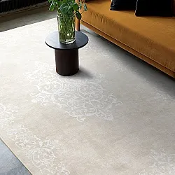 Wilton-Teppich - Santi (beige/weiß)