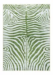Wilton-Teppich - Zebra (grün)
