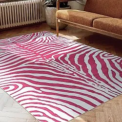 Wilton-Teppich - Zebra (rosa)