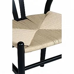 Stuhl - Alta (schwarz/beige) - 2 Stck.