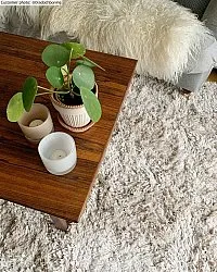 Hochflorteppiche - Kanvas (beige)