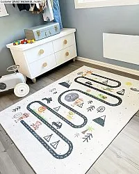 Kinderteppich - Safari road