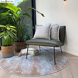Rund Teppich - Zarzi (beige)