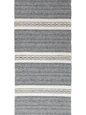 Kunststoffteppiche - Der Horred-Teppich Asta Mix (grau)