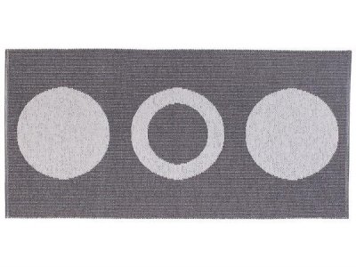 Kunststoffteppiche - Der Horred-Teppich Circle (grau)