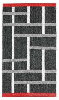 Kunststoffteppiche - Der Horred-Teppich Black & White Ask