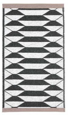 Kunststoffteppiche - Der Horred-Teppich Black & White Urd