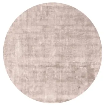 Rund Teppich - Jodhpur Special Luxury Edition Viskose (hellgrau/beige)