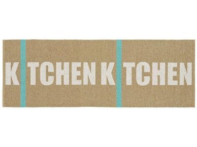 Kunststoffteppiche - Der Horred-Teppich Kitchen (beige)
