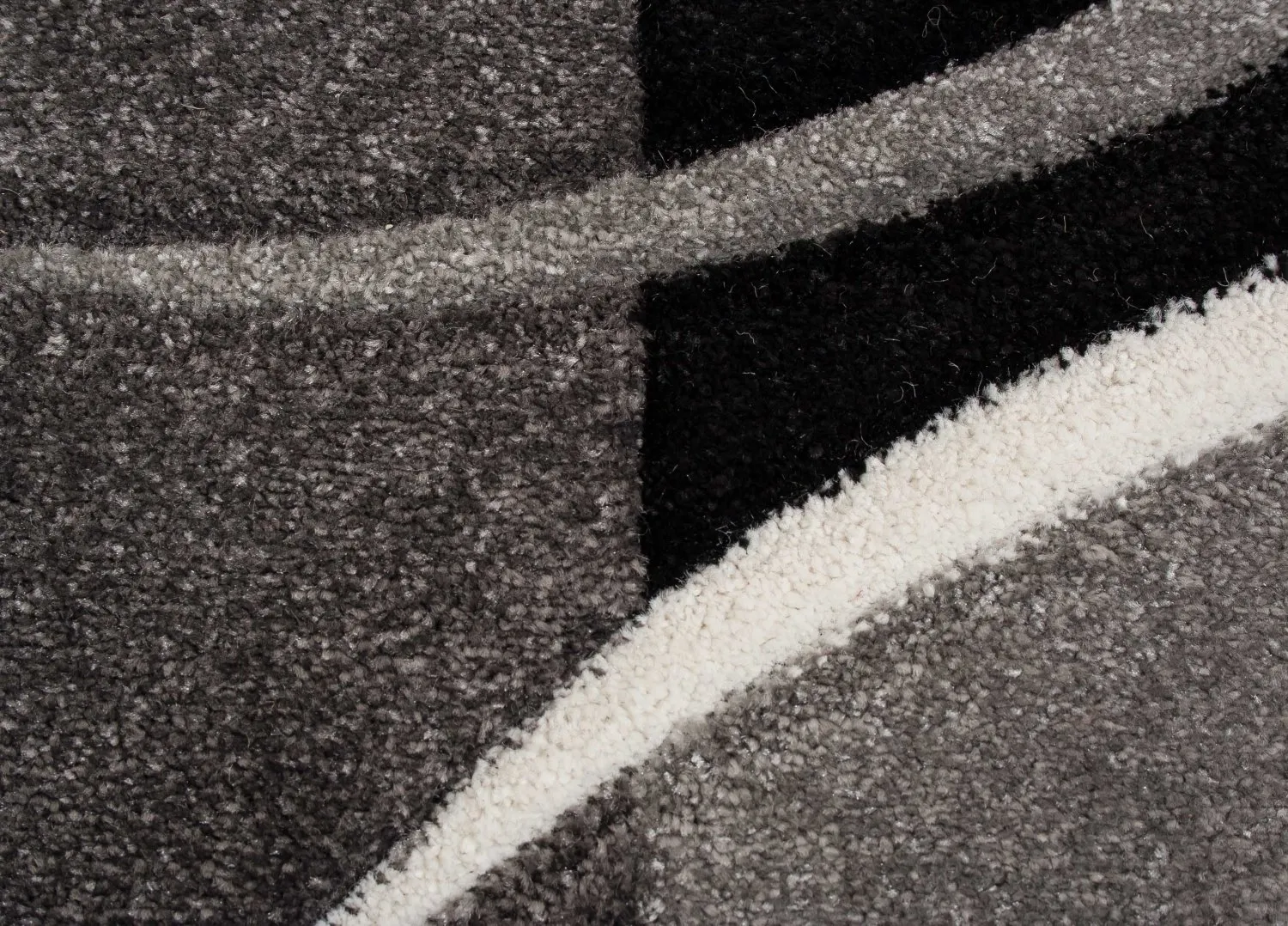 Wilton-Teppich - London Patch (schwarz)