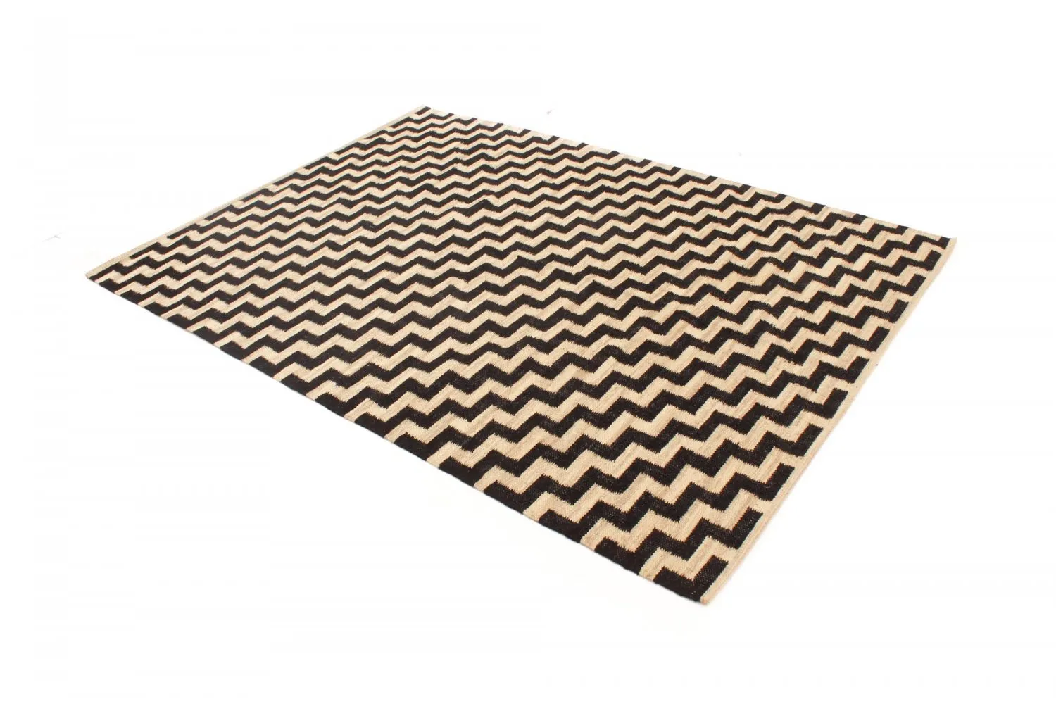 Juteteppich - Cabana (beige/schwarz)