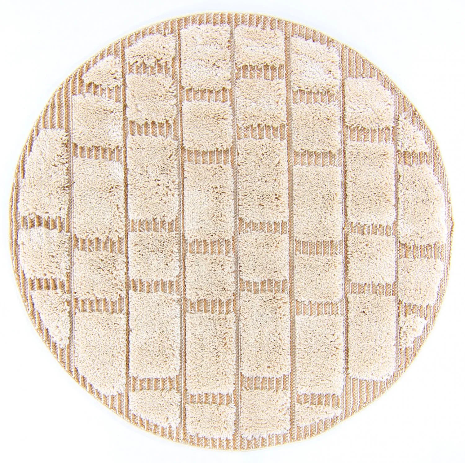 Runde Teppiche - Lousa (beige)