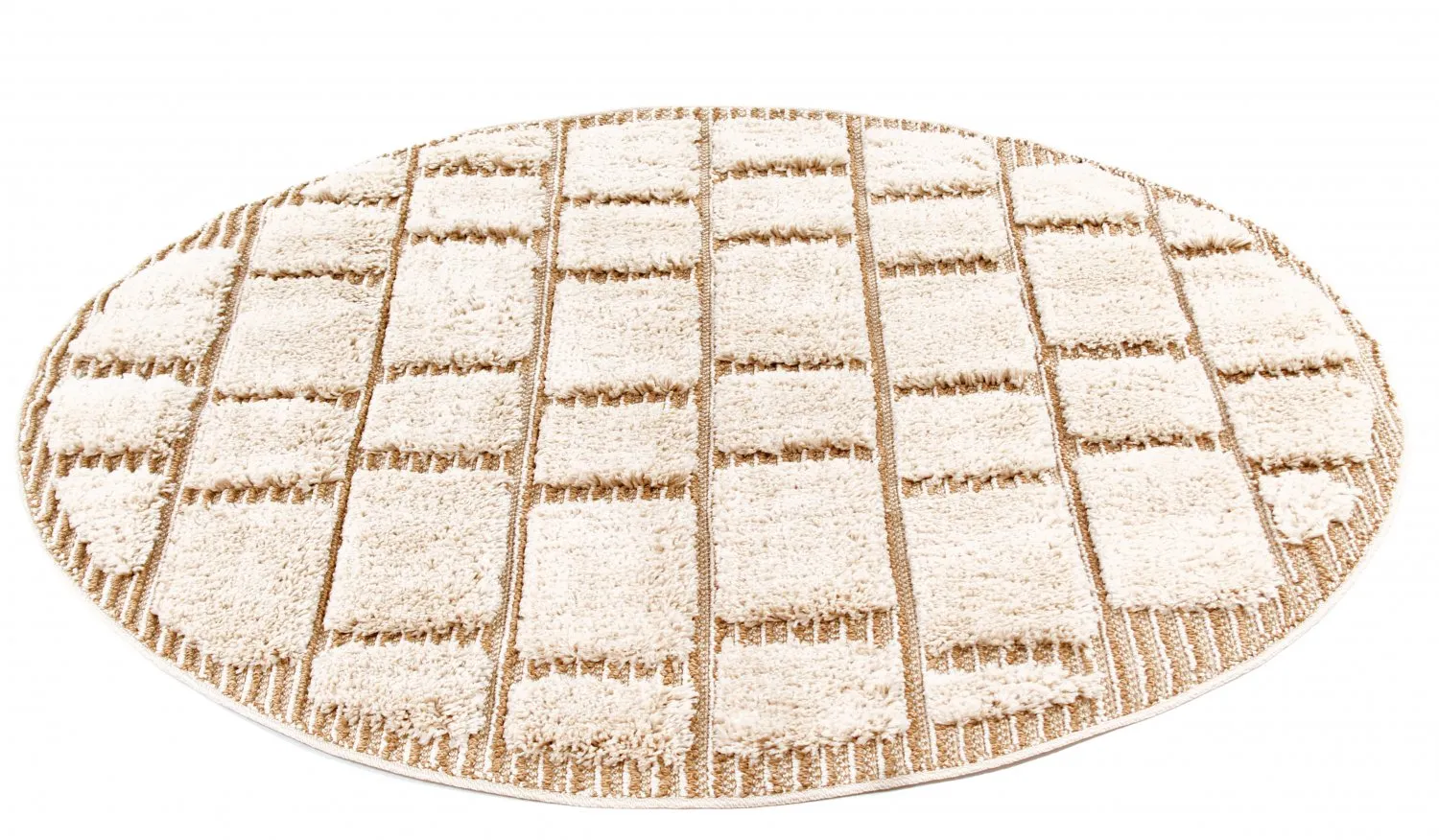 Runde Teppiche - Lousa (beige)