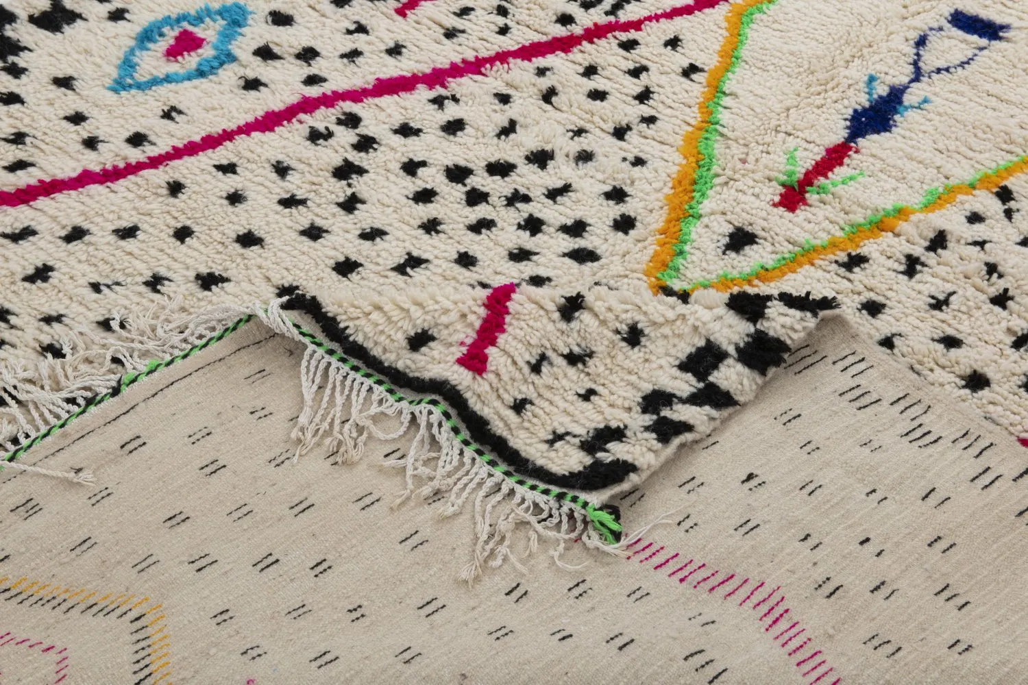 Kelim Marokkanische Berber Teppich Azilal 320 x 210 cm