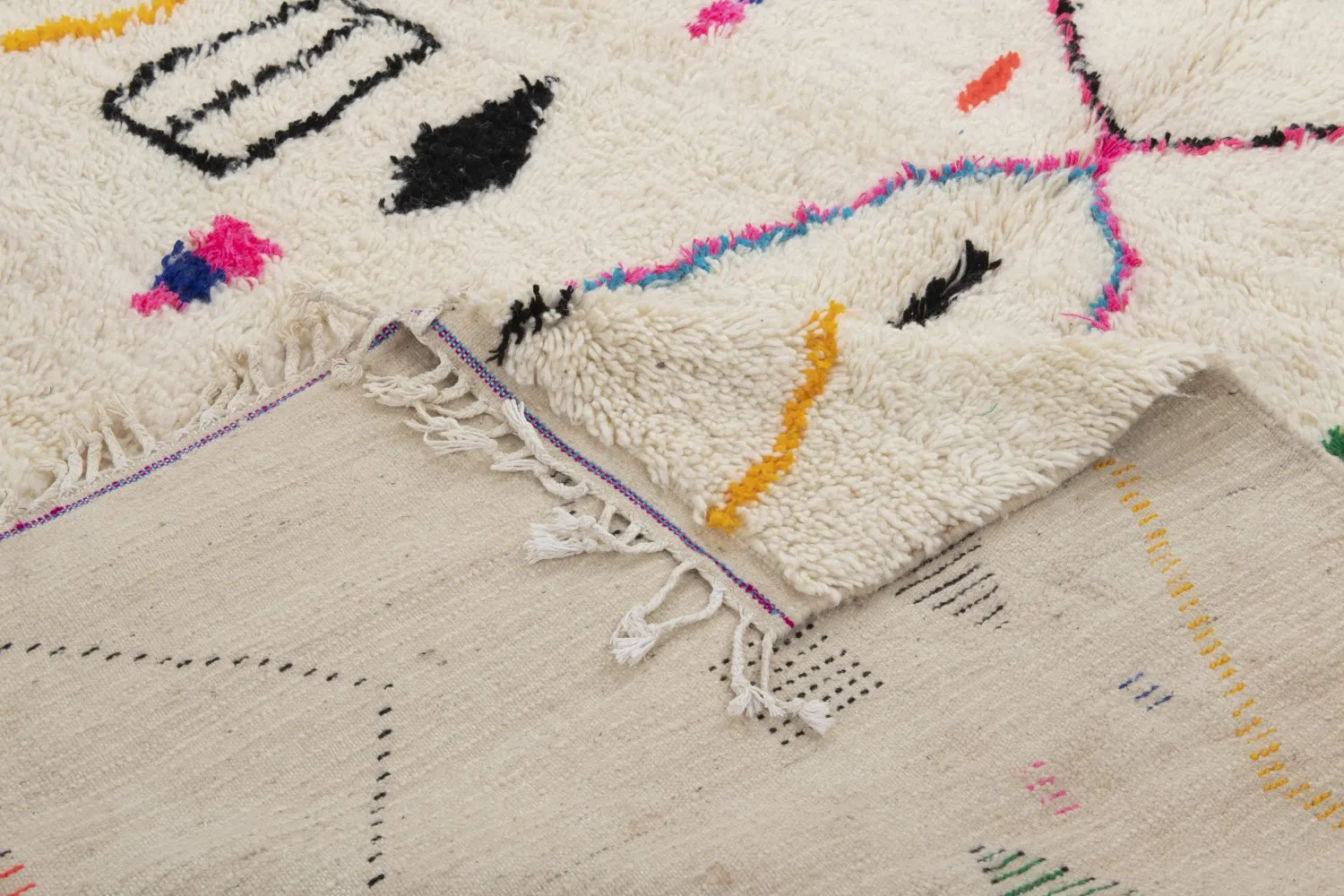 Kelim Marokkanische Berber Teppich Azilal 290 x 200 cm