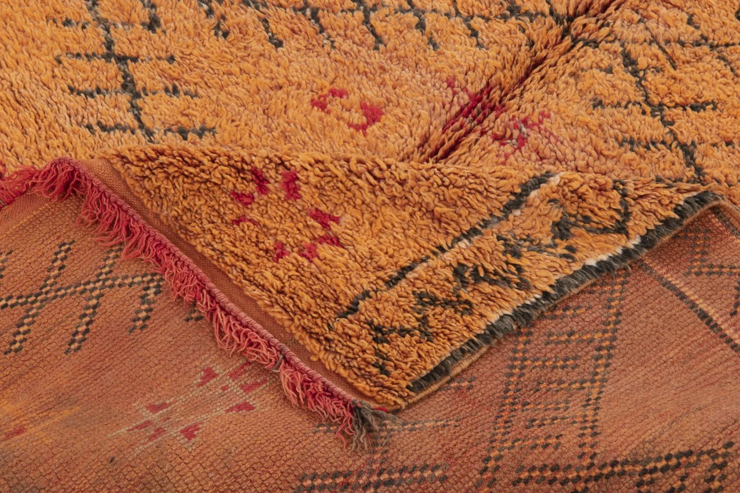 Kelim Marokkanische Berber Teppich Azilal Special Edition 360 x 170 cm