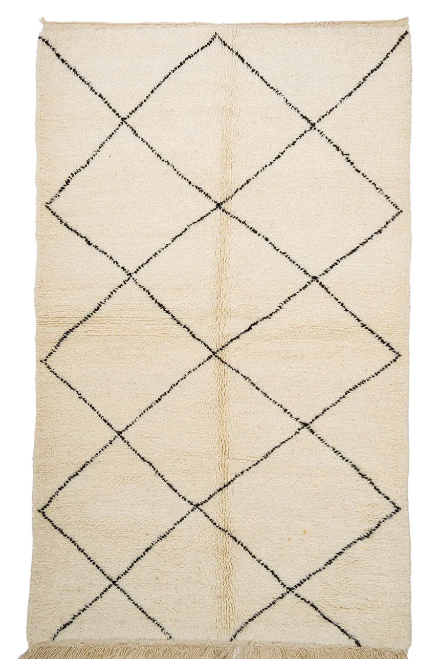 Kelim Marokkanische Berber Teppich Beni Ouarain 155 x 275 cm