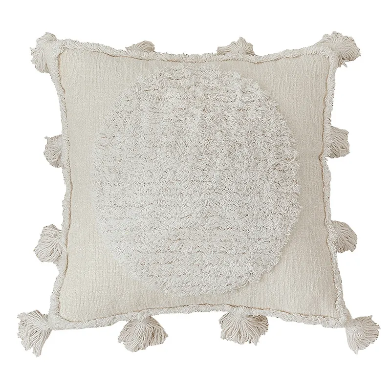 Kissenbezug - Boho Tassels (offwhite)
