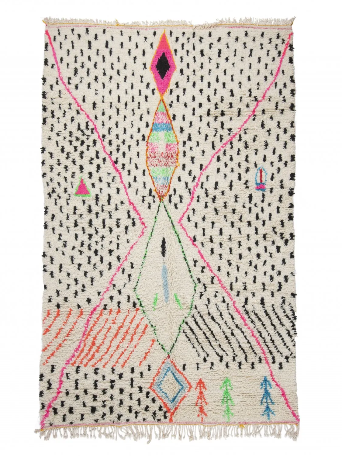 Kelim Marokkanische Berber Teppich Azilal 290 x 190 cm