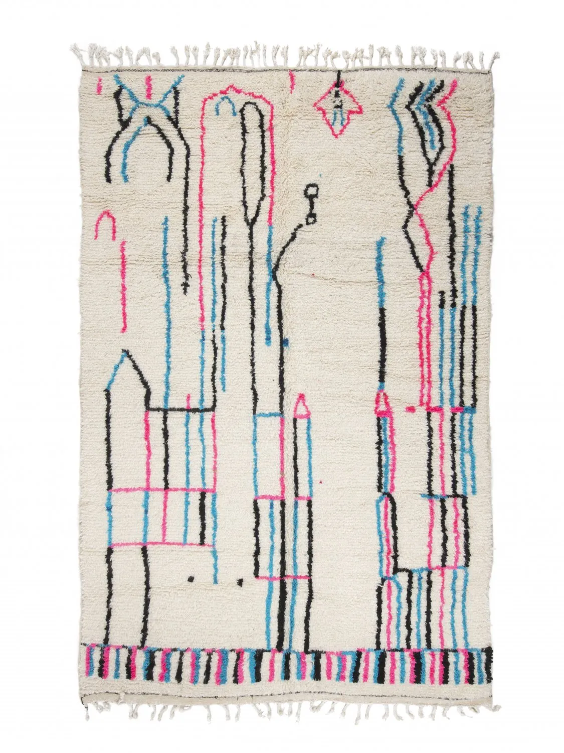 Kelim Marokkanische Berber Teppich Azilal 310 x 200 cm