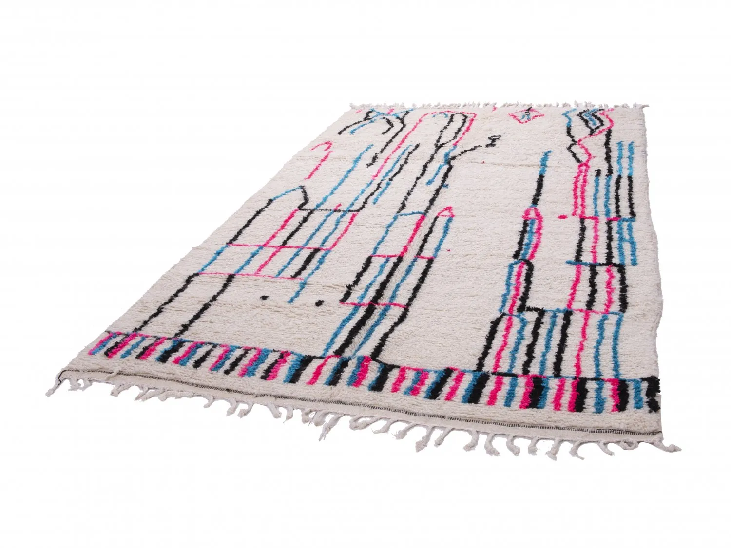 Kelim Marokkanische Berber Teppich Azilal 310 x 200 cm