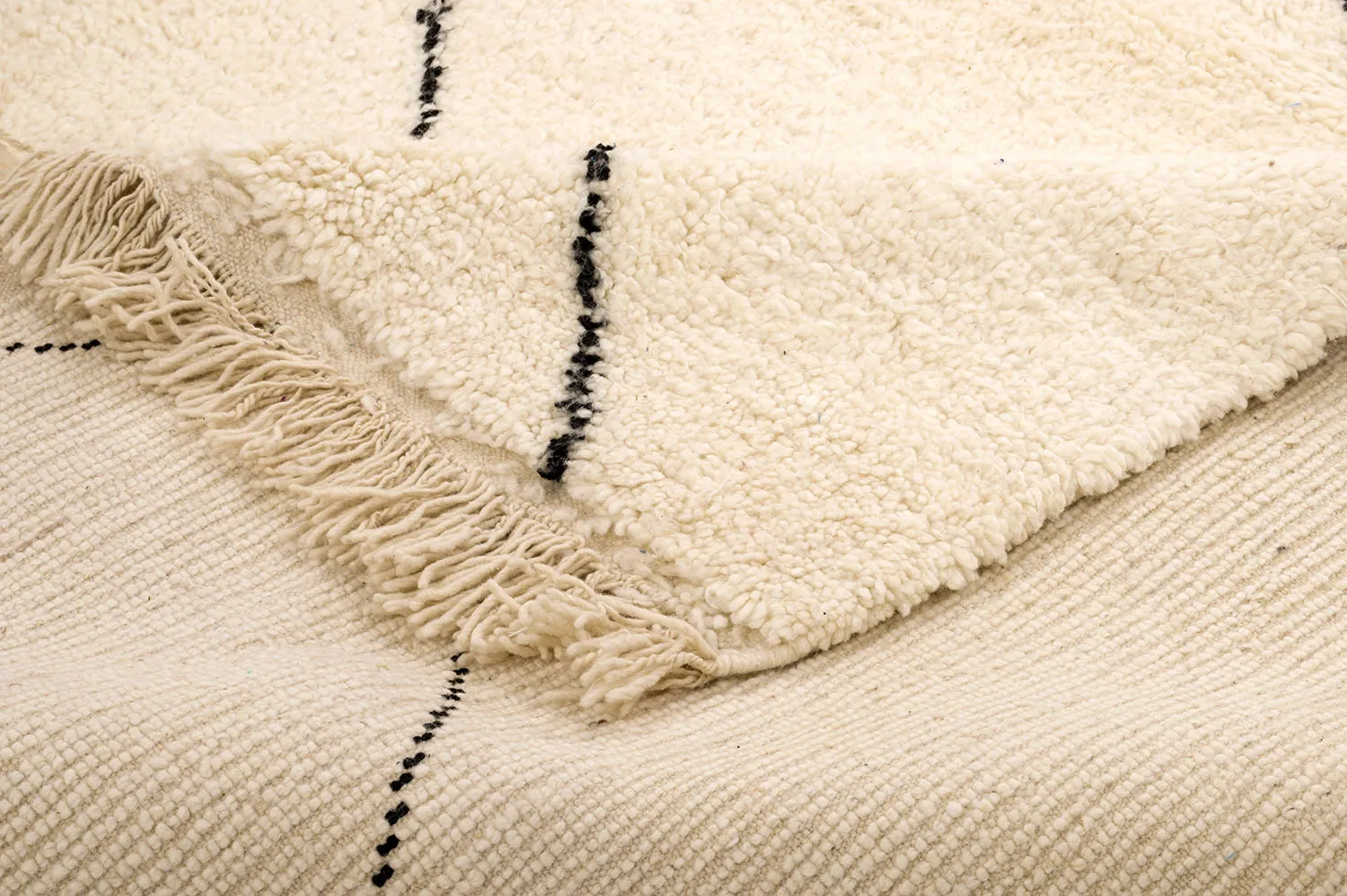 Kelim Marokkanische Berber Teppich Beni Ouarain 155 x 275 cm