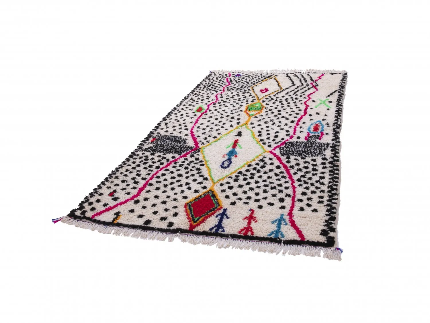 Kelim Marokkanische Berber Teppich Azilal 250 x 140 cm