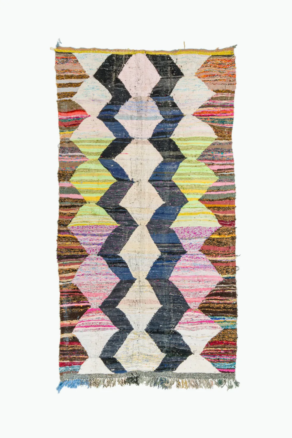 Marockansk Boucherouite-matta 155 x 285 cm