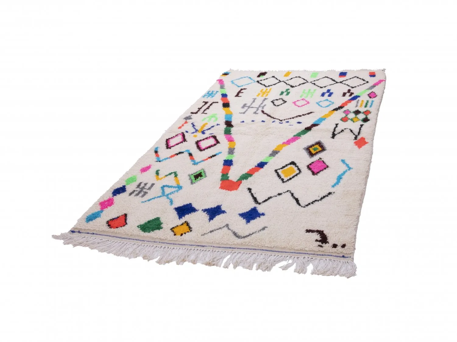 Kelim Marokkanische Berber Teppich Azilal 250 x 140 cm