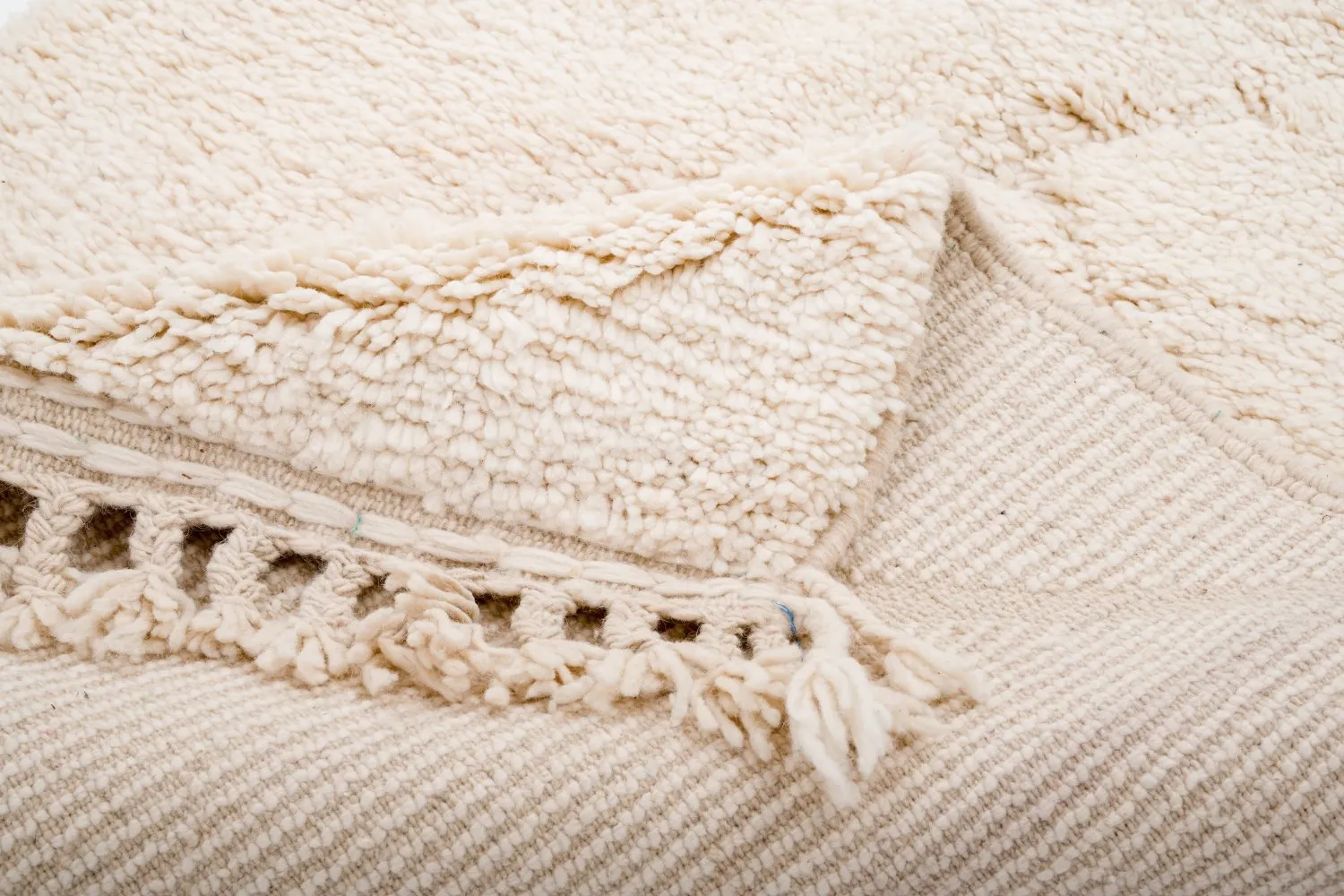 Kelim Marokkanische Berber Teppich Beni Ouarain 295 x 85 cm
