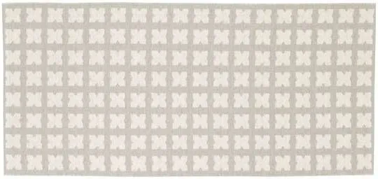 Kunststoffteppiche - Der Horred-Teppich Cross (grau)
