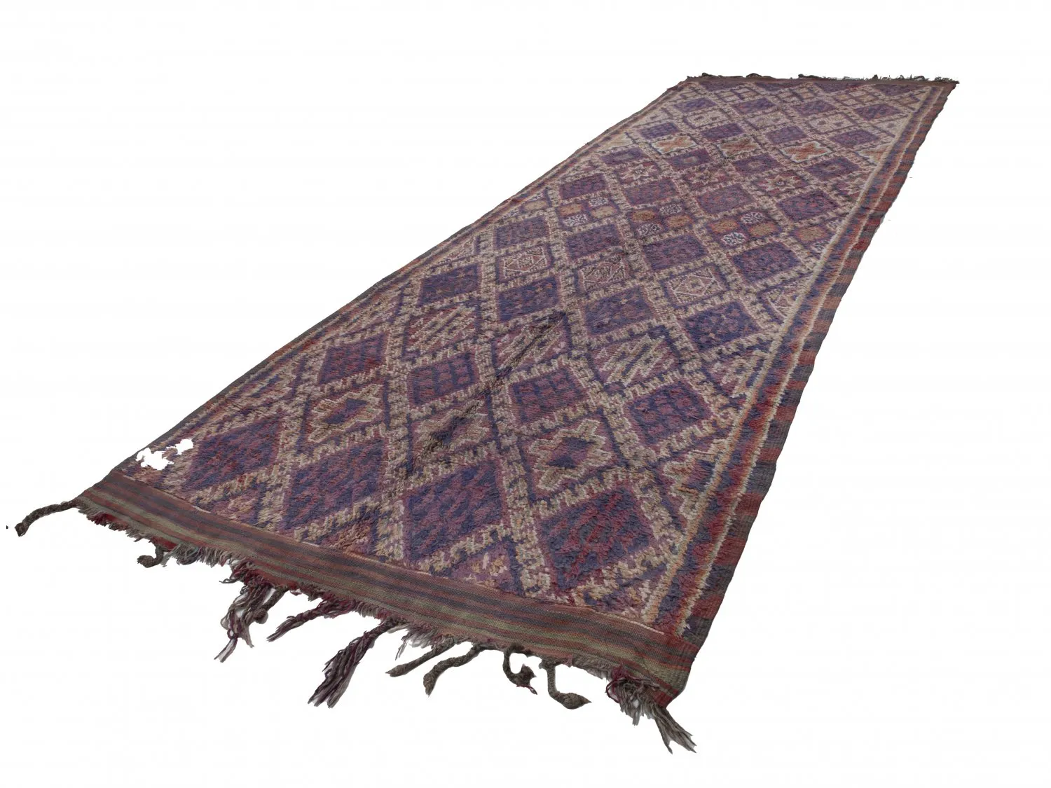 Kelim Marokkanische Berber Teppich Azilal Special Edition 510 x 190 cm